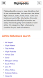 Mobile Screenshot of flightpedia.org